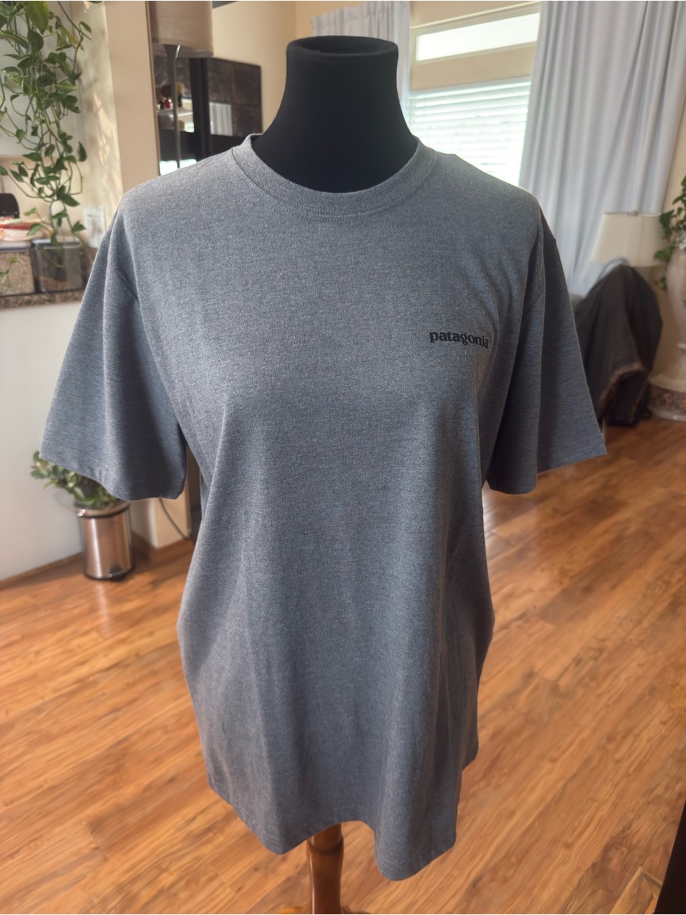 Patagonia Short Sleeve Crewneck Tee in Heather Gray